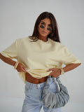 "T-shirt Miluna haft bananowy – LUNIChic BY P"